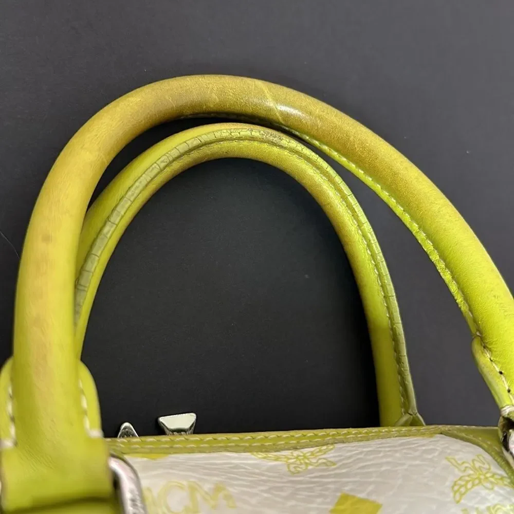 💯Authentic MCM Boston Handbag - Small🍀 - Picture 10 of 16
